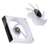 Ventilador de carcasa Jonsbo ZK-120W 3en1 A-RGB blanco — 120 mm, iluminación A-RGB