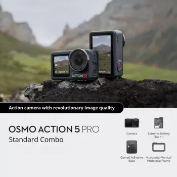 DJI Osmo Action 5 Pro Cámara de acción deportiva 40 MP 4K Ultra HD CMOS 25,4 / 1,3 mm (1 / 1,3) Wi-Fi 146 g