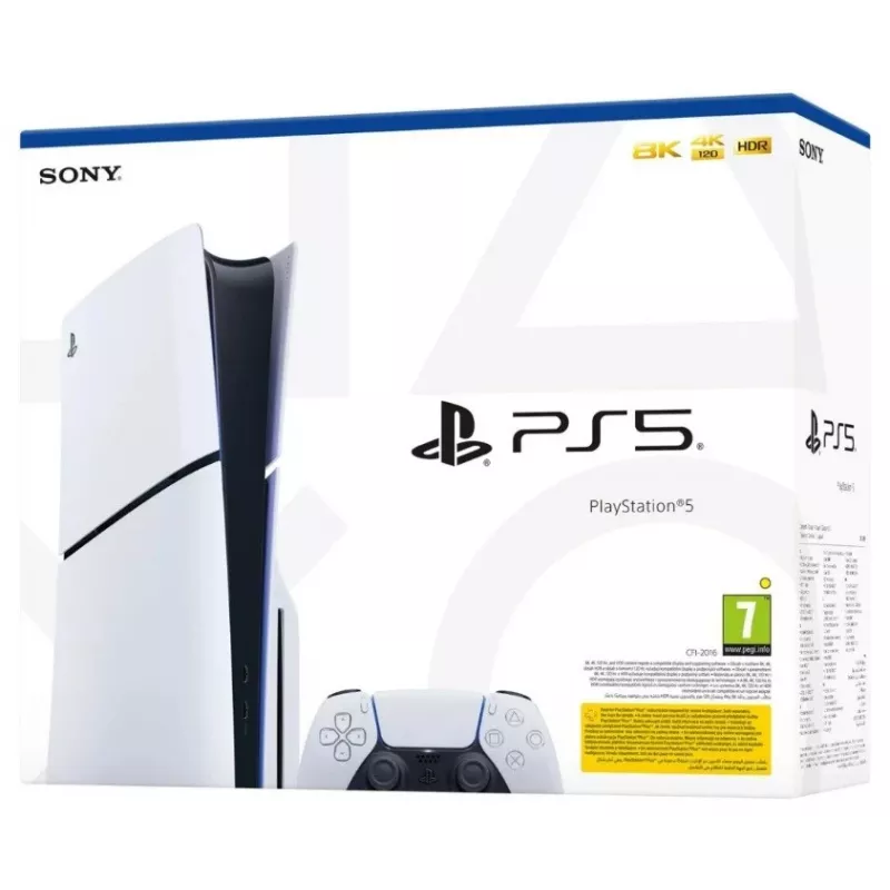 Consola de juegos Sony PlayStation 5 E Chassis Standard Disc Edition – 1 TB SSD, AMD Ryzen Zen 2 3,5 GHz, 16 GB, GDDR6, Bluetooth 5.1, Wi‑Fi, Gigabit Ethernet