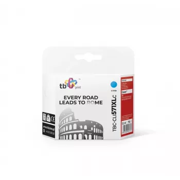 Tinta para Canon CLI-571XL TBC-CLI571XLC CY 100% nueva