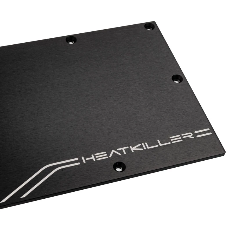 Backplate Watercool 16070 — pieza de sistema de refrigeración para PC de aluminio, negro, 1 ud.