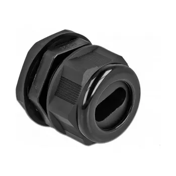 Prensaestopas DeLOCK 60389 negro plástico 2 uds.