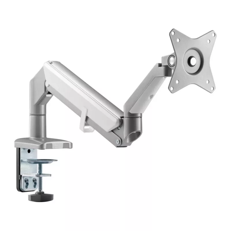 Soporte para monitor Ergo Office ER-405G montaje en escritorio giratorio inclinable orientable 13–32 pulgadas VESA universal