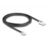 Cable de teléfono DeLOCK 88036 RJ45 a RJ11 2 m negro