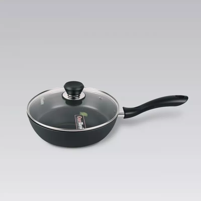 Sartén con tapa Maestro MR-1205-28, 28 cm, negra