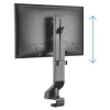 Soporte de monitor Maclean MC-853 para 1 pantalla, soporte de mesa con soporte de mesa para ordenador de 17 a 32 inch VESA 75x75 100x100 hasta 8 kg (para 1 pantalla)