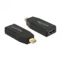 Adaptador DeLOCK 65583 Mini DisplayPort 1.2 a HDMI negro
