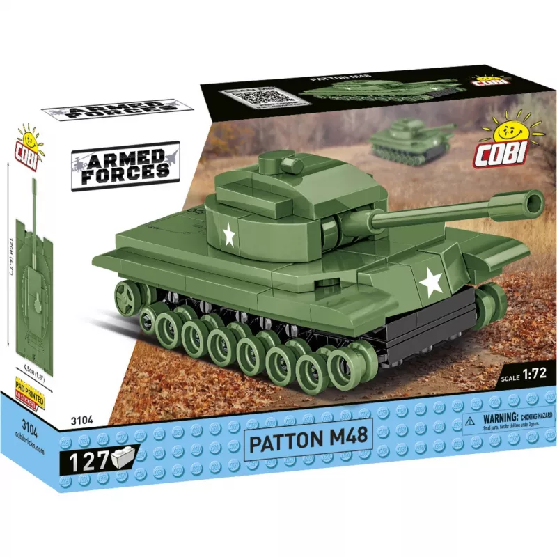 Patton M48, juguete de construcción escala 1:72