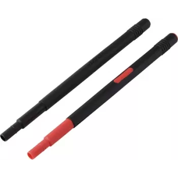 Extensión de puntas de prueba VOLTCRAFT MSL-510 200 mm conector macho 4 mm conector hembra 4 mm Rojo, Negro 1 par (VC-17312665)