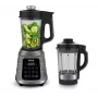 Batidora de vaso Tefal BL985A31 — 1300 W, jarra de cristal de 1,75 l + jarra Tritan de 2 l, cuchillas de acero inoxidable Trip'Ax de 6 hojas, función de batido al vacío