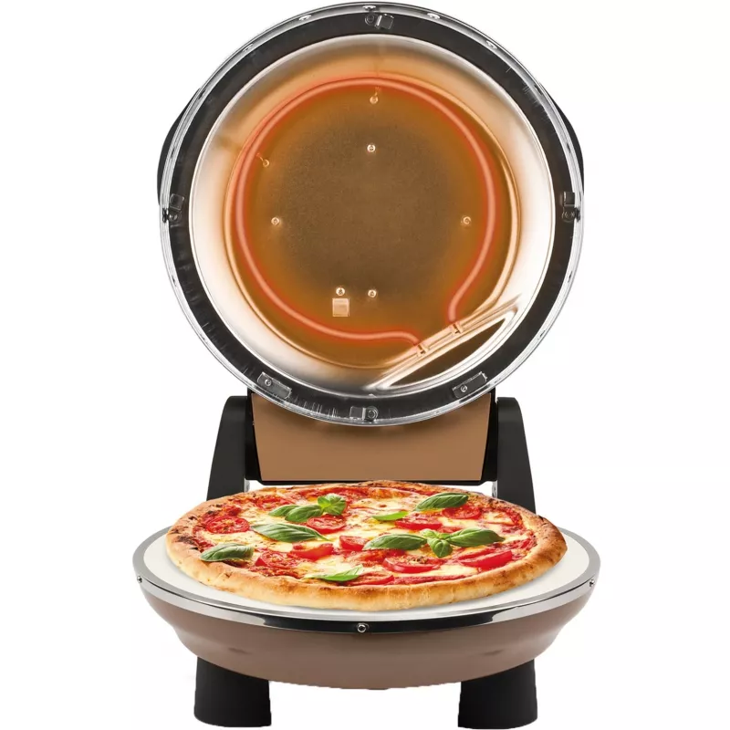 Horno de pizza Napoletana (Cobre, 1.200 vatios, para pizzas Ø 31 cm, 2 piedras)