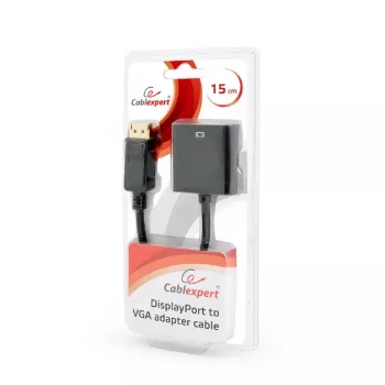 Adaptador DisplayPort a VGA negro