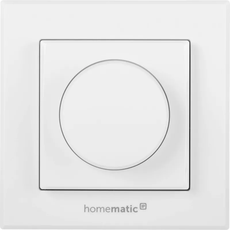 Interruptor de luz Homematic IP HMIP-WRCR giratorio blanco 55x55x27 mm