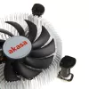 Disipador de CPU de perfil bajo Akasa AK-CC7122BP01, LGA775/LGA1156/LGA1155, aluminio, 75 mm