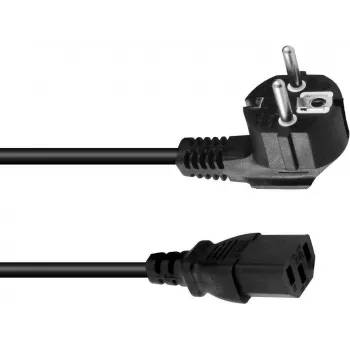 Cable de alimentación Omnitronic conector para aparatos 3x1,5 mm², 10 m, negro