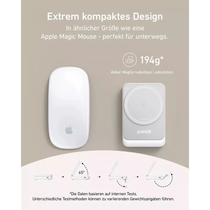 MagGo 3 en 1 15W plegable blanco EU