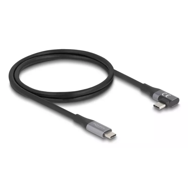 Cable USB DeLOCK 81131 1 m USB-C negro 40 Gbit/s
