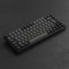 Teclado mecánico gaming AKKO Negro y Oro 3084B Plus, 84 teclas, interruptores Akko V3 Cream Yellow, iluminación RGB