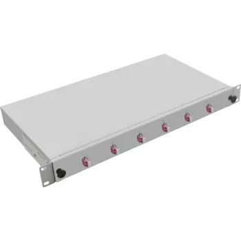 Caja de distribución montable en rack helos LWL 254640 — LC multimodo x6, 1U
