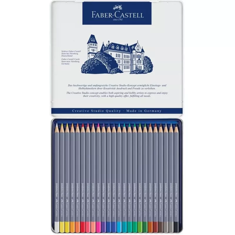 Lápices de colores Faber-Castell Goldfaber Aqua 24 unidades