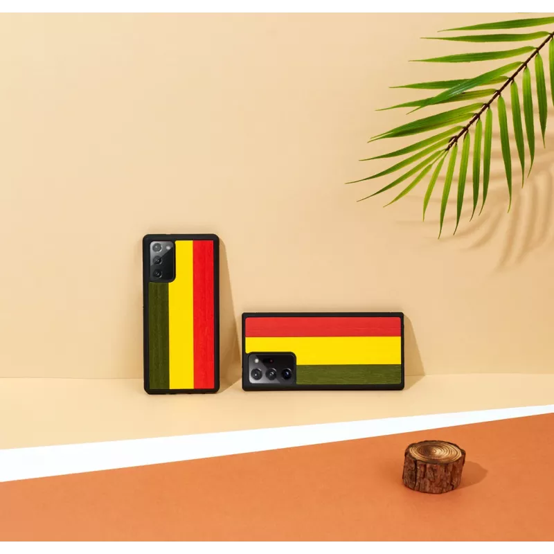 Funda para móvil Man and Wood para Samsung Galaxy Note 20 Ultra, Reggae negro