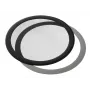 DEMCiflex DF0017 filtro antipolvo 140 mm, redondo, negro