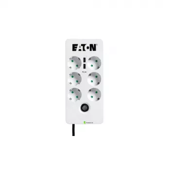 Regleta de enchufes Eaton Protection Box 6 USB DIN