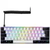 SKILLER SGK50 S4, teclado gaming blanco/negro, distribución PT, Kailh Red