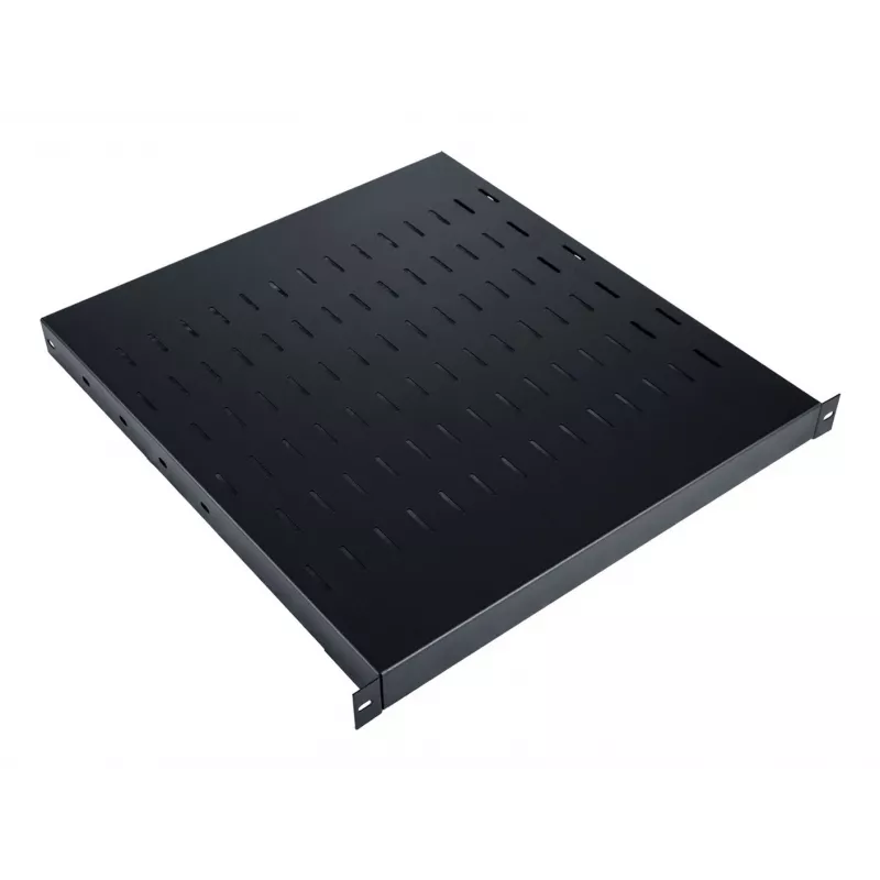 Bandeja para rack Digitus TN-19-5/9-1U-W-BK acero negro 19 pulgadas 500 mm de profundidad
