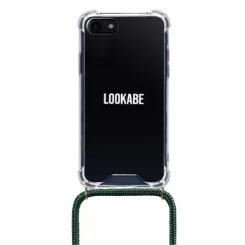 Funda con collar para iPhone Xs Max de Lookabe — oro con cinta verde