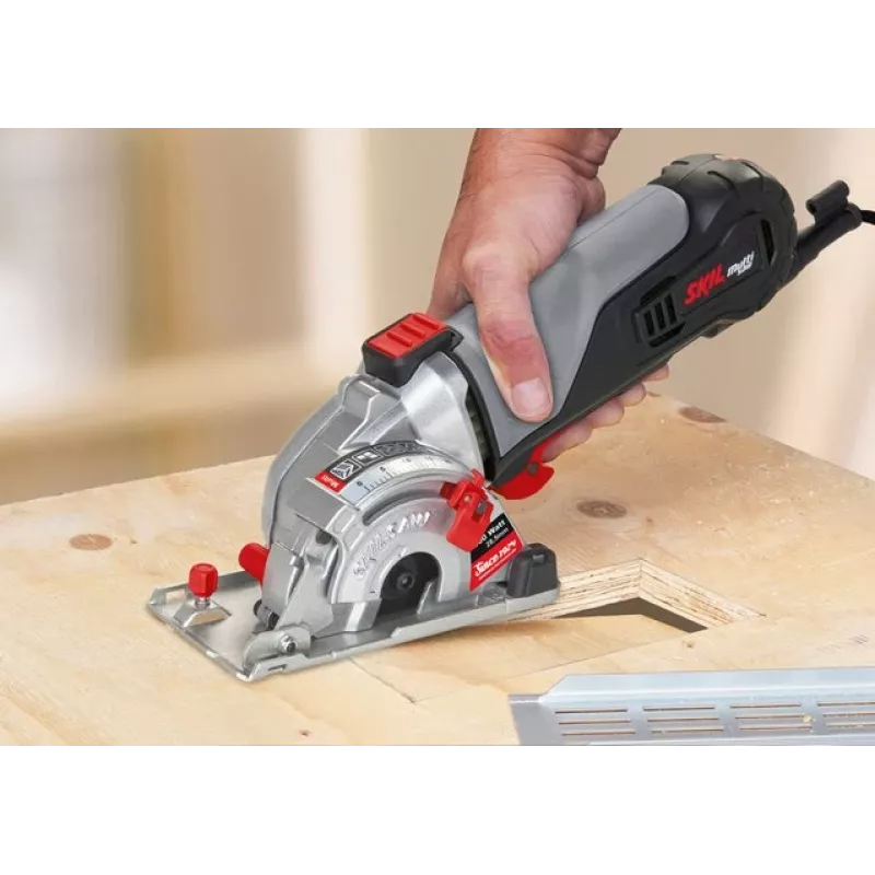 Skil F0155330AA sierra circular manual negra, gris 6000 rpm 600 W
