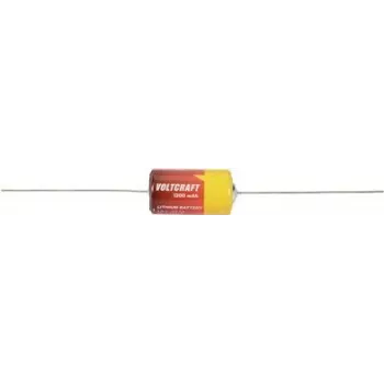 ER 14250 AX Pila especial 1/2 AA axial lengüeta de soldadura litio 3,6 V 1200 mAh 1 unidad (VC-12714105)
