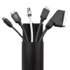 Canaleta para cables de aluminio MACLEAN MC-814 B negra — cubrecables