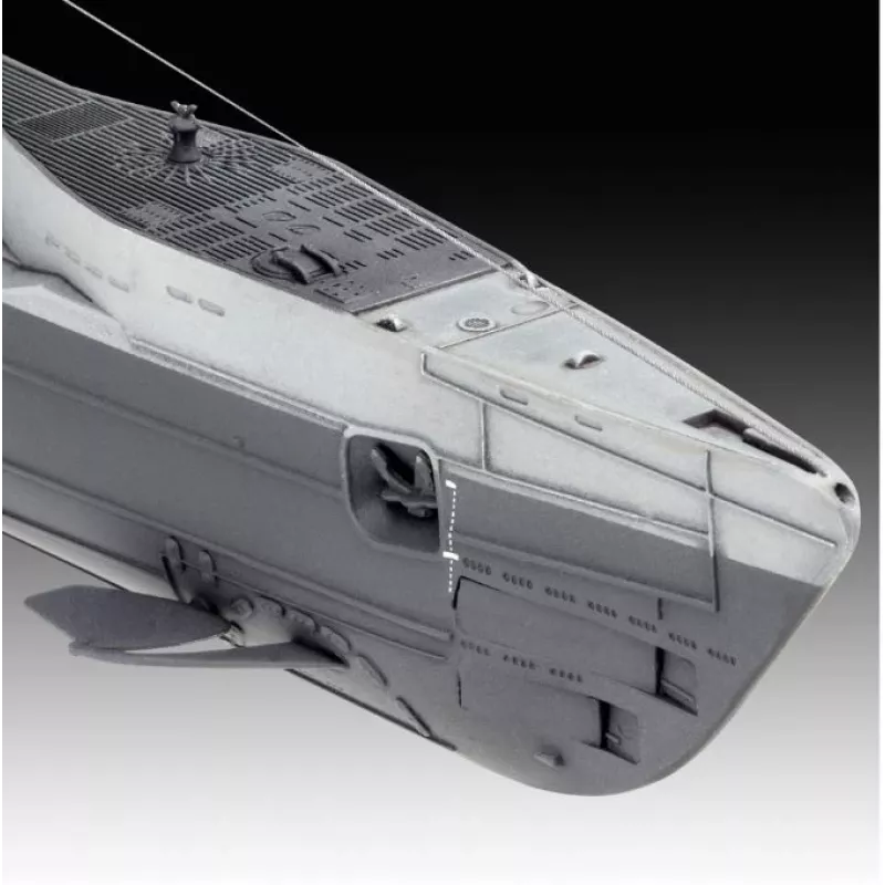 Maqueta de plástico German Submarine T.IX C/40 1/144