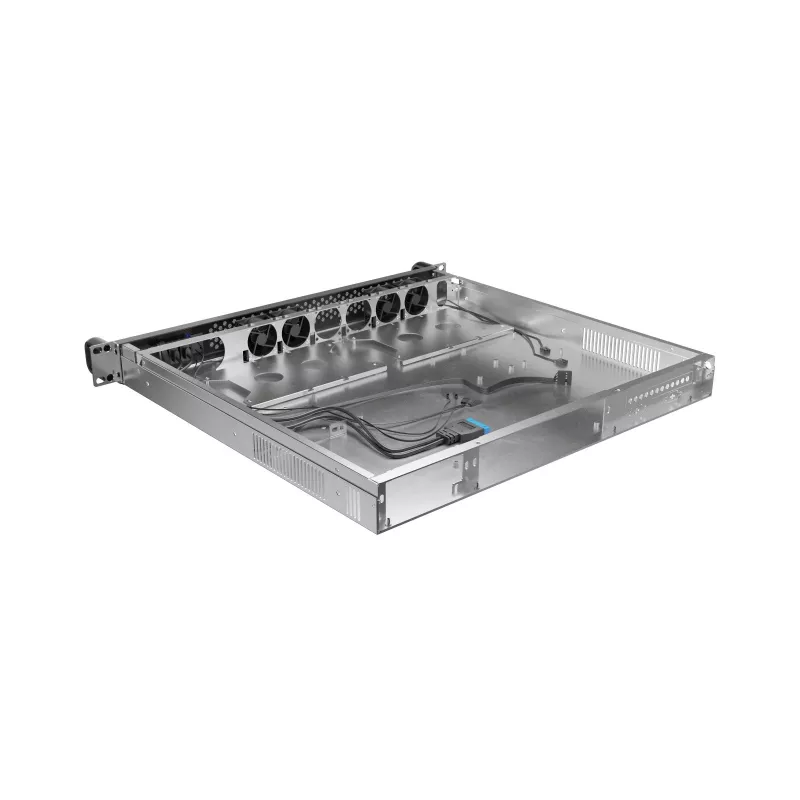 Carcasa rack Lanberg SC01-4201-10B 1U negra 4 ventiladores