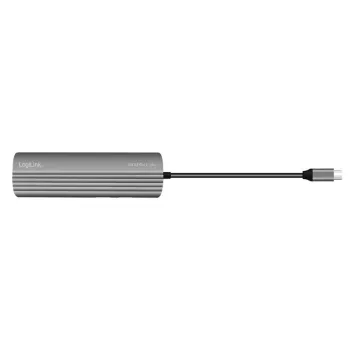 Hub USB 3.2 ultrafino 2x USB-A, 8x USB-C, PD, 100W
