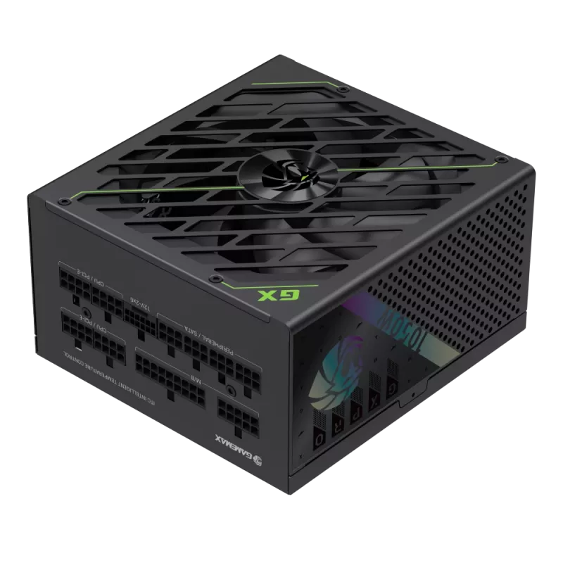 Fuente de alimentación Gamemax, 80 PLUS, Gold | GX PRO 1050G | 1050 W | totalmente modular
