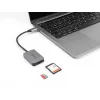 Lector de tarjetas DeLOCK USB Type-C aluminio SD Micro SD 5000 Mbit/s