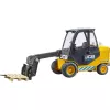 Carretilla elevadora BRUDER JCB Teletruk de juguete — ABS, edad recomendada 3+, negra y amarilla