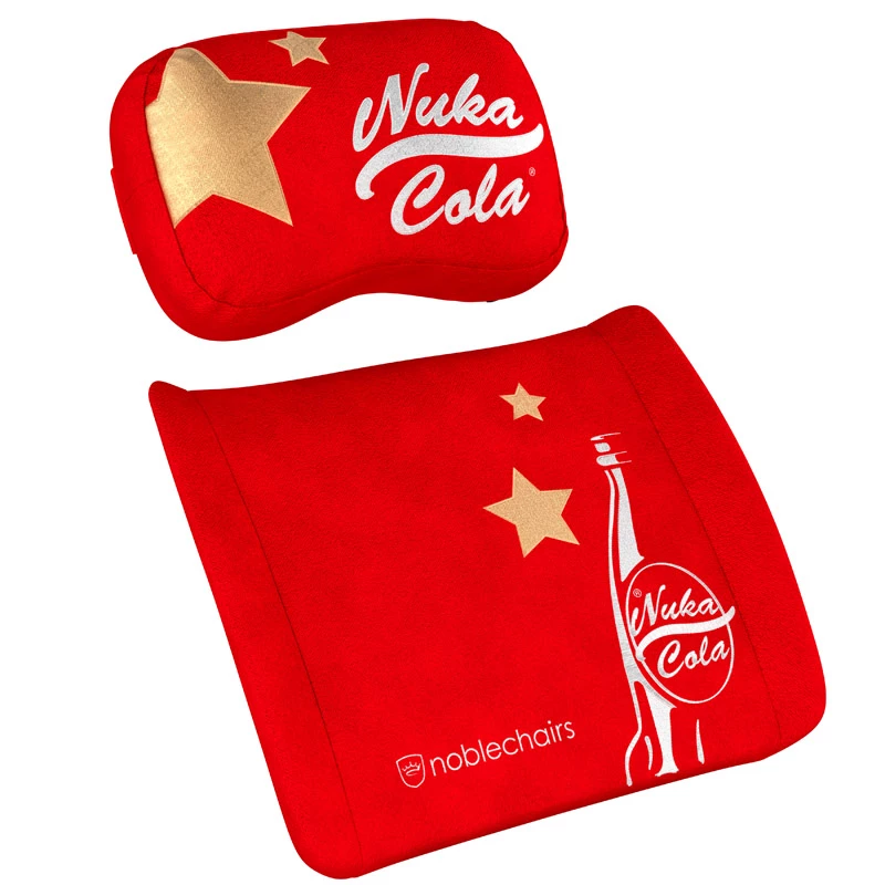 noblechairs Memory Foam Pillow Set - Fallout Nuka-Cola Edition (envase abierto)
