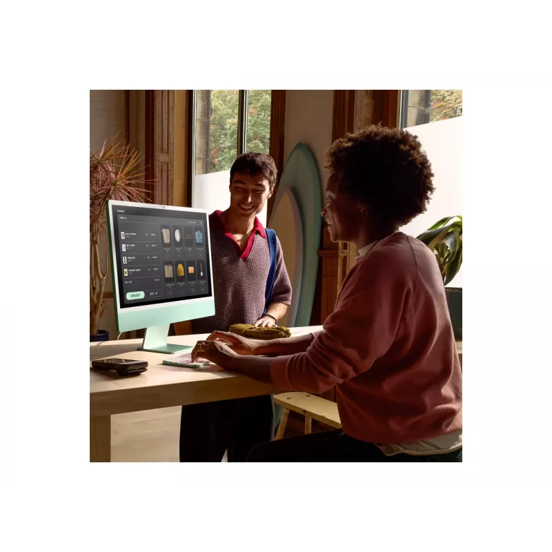 iMac 24 inch: M4 10/10, 16 GB, 512 GB SSD – verde