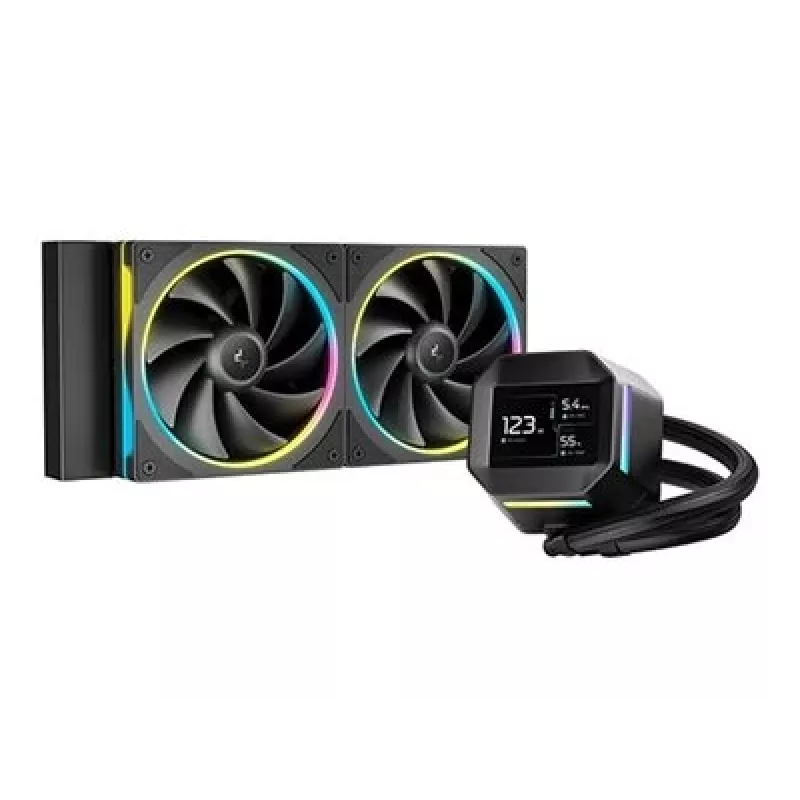 Kit de refrigeración líquida DeepCool LM240 12 cm Negro