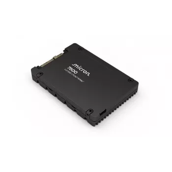 SSD | MICRON | Serie SSD 7500 MAX | 800GB | NVMe | tecnología de memoria flash 3D NAND | velocidad de escritura 1400 MB/s | velocidad de lectura 6800 MB/s | factor de forma U.3 | TBW 4380 TB | MTBF