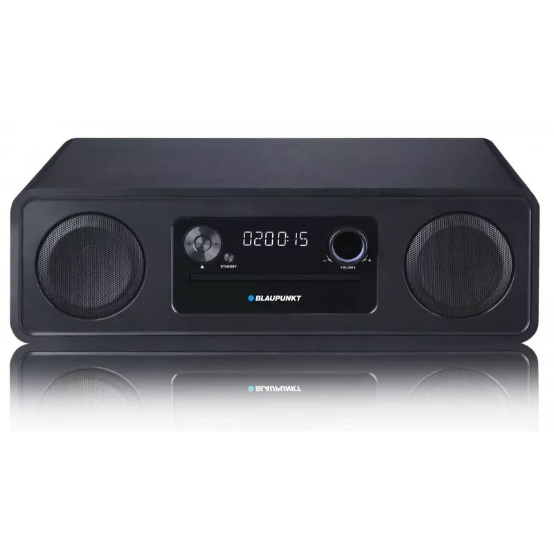 Blaupunkt MS20BK sistema micro Hi-Fi, Bluetooth, CD/CD-RW/MP3/WMA, radio FM, USB, AUX, reloj/alarma, 120 W, negro