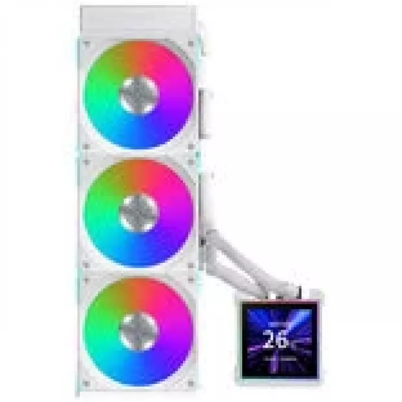 Refrigeración líquida para CPU Lian Li HydroShift II LCD-S 360mm AiO con RGB y pantalla LCD