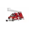 Camión de bomberos BRUDER 02673 rojo blanco plástico ABS 4 años