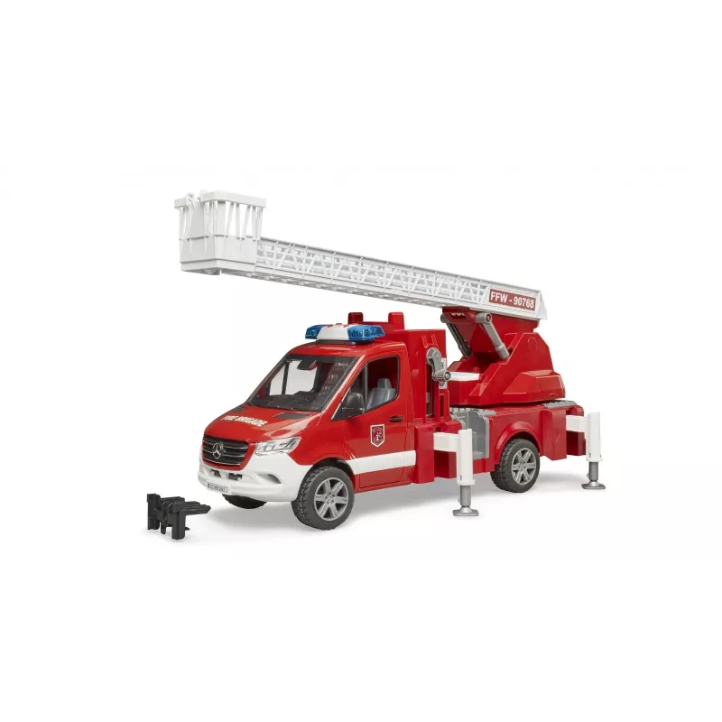 Camión de bomberos BRUDER 02673 rojo blanco plástico ABS 4 años
