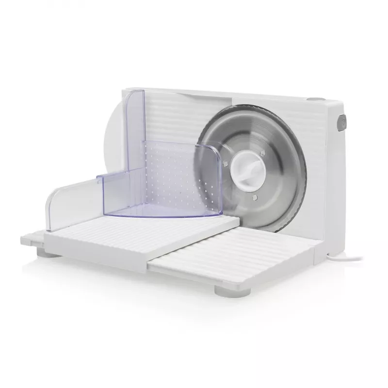 Cortadora eléctrica universal Tristar EM-2098 150 W blanca, grosor de corte 1,5 cm