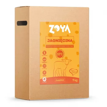 Comida seca para perros ZOYA ColdPRO Cordero 9 kg – alimento de mantenimiento para perros adultos, 26 % proteína, 9,5 % grasa, sin gluten ni soja