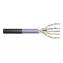 DIGITUS Professional cable de instalación - cable a granel - 500 m - UTP - CAT 6 - libre de halógenos, exterior, robusto - negro
